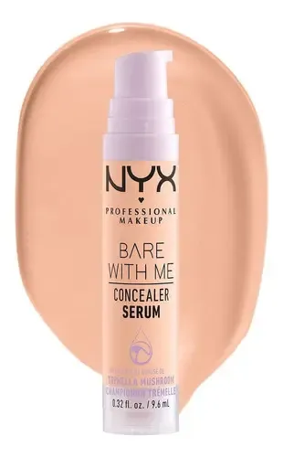 Corrector de ojeras Nyx Professional Makeup Bare With Me Serum tono Medium Vainilla