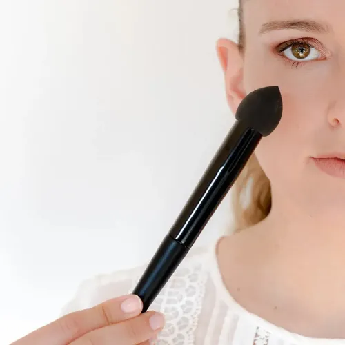 Brocha Esponja Para Difuminar Maquillaje Base Corrector