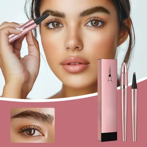 Lápiz Microblading Cejas 4 Puntas Hknbj Negro