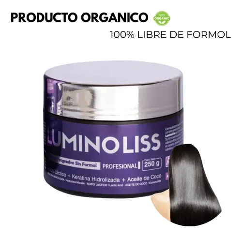 Luminoliss Alisado Progresivo Sin Formol 250 Ml