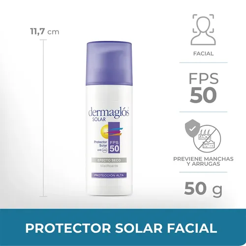 Dermaglos Facial Fps50 Efecto Seco Invis