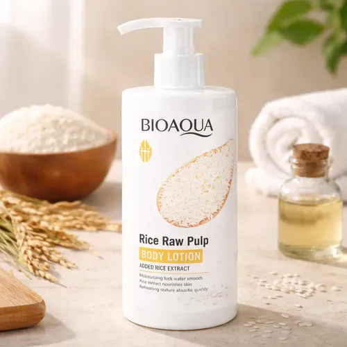 Crema Emulsion Corporal De Arroz Hidratante 250gr Bioaqua