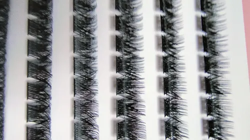 Pestañas Postizas Fly Cluster Con Kit Naez W02 0.07d Mix