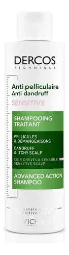 Shampoo Vichy Dercos Technique Anticaspa Cuero Cabelludo Sensible en botella de 200mL por 1 unidad