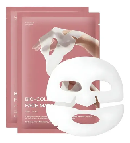 Bio Collagen Real Deep Mask Box X4 Unidades Todo Tipo De Piel