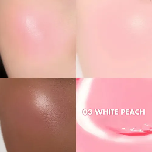 Romand Juicy Roll Cheek Tono del maquillaje 03 White Peach