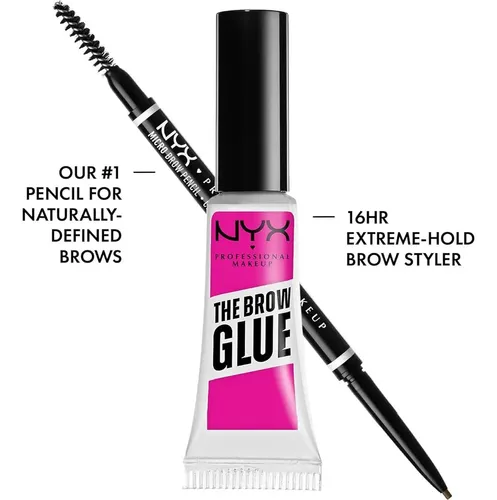 Lápiz Y Gel De Cejas Nyx Micro Brow Complete Set
