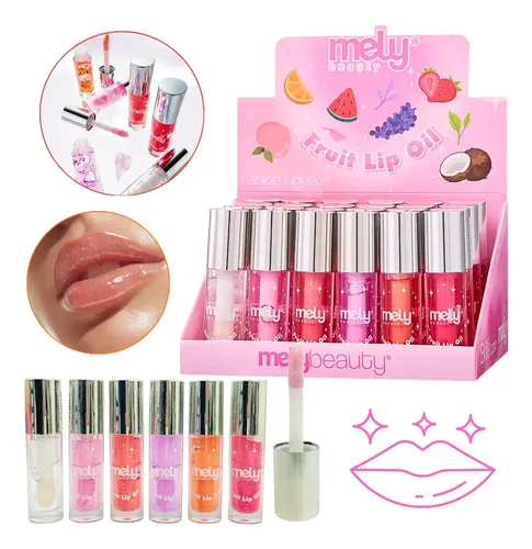 Lip Oil Hidratante Para Labios Jugosos Con Aroma Frutal Mely