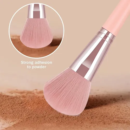 Kit De Maquillaje Rosa Hghdbt De 70 Piezas, Brochas Suaves Y
