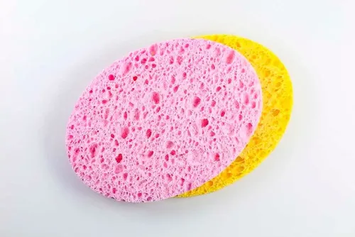 Esponja Cisnes Exfoliante Limpieza Facial X 2 Unidad