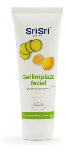 Gel De Limpieza Facial Pepino Y Limón Francés Sri Sri Tattva Todo Tipo De Piel