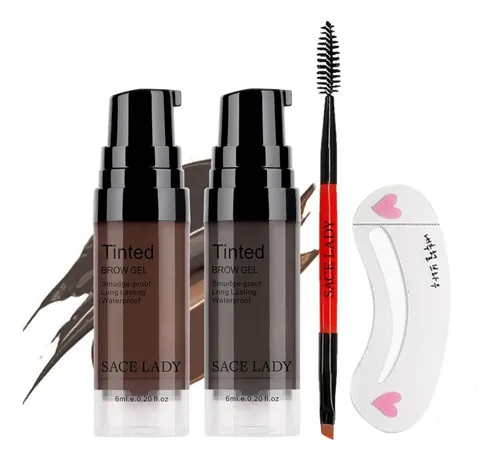 Conjunto Gel Cejas 2 Tonos Sace Lady Con Brochas