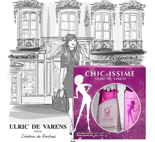 Udv Chic Issime, De Ulric De Varens, Para Mujer. Set De Agua