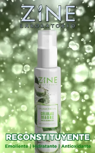 Zine Splash Facial Células Madres X 100ml Reconstituye Piel.