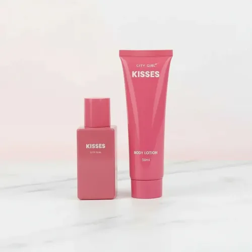 Set Regalo Mujer Perfumekisses 50ml+loción Corporal Citygirl