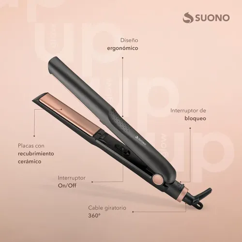 Planchita De Pelo Alisador Suono De Cerámica 25mm