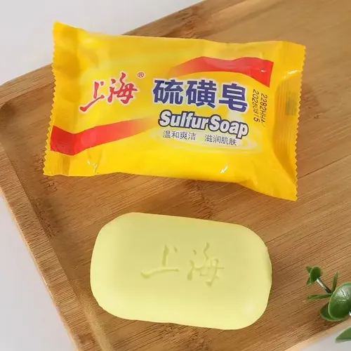 5 Piezas De Jabón Facial De Shanghai, Jabón De Azufre, Zcc