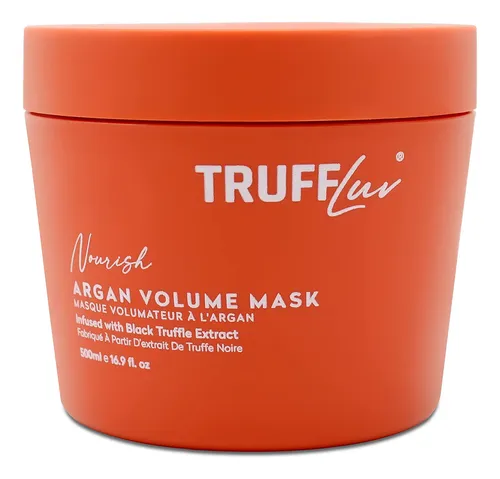 Mascarilla Capilar Truffluv Nourish Argan Volume W/ Black Tr