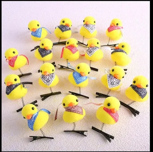 Hebilla Broche Patito Kawaii Tiktok C/accesorio X12 Surtido