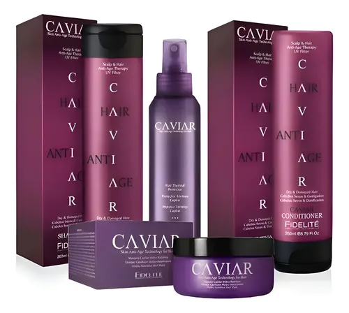 Kit Caviar Anti Age Fidelite Cabellos Secos Y Castigados
