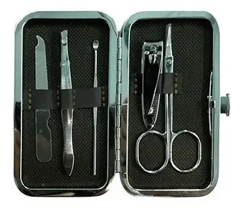 Set De Manicura Y Pedicura 5 Piezas De Acero Quirurgico M5p2