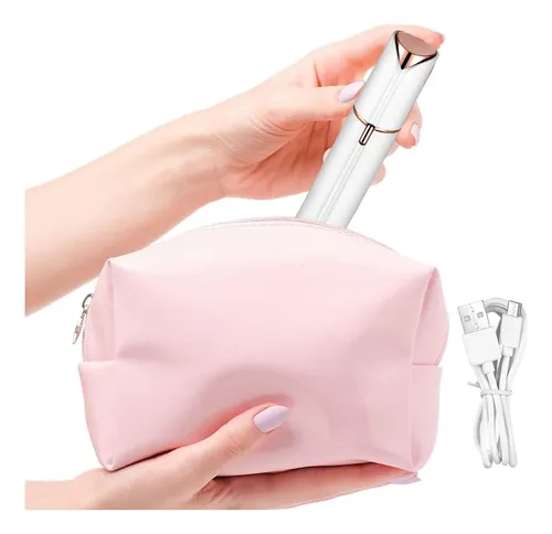 Depiladora Facial Eléctrica Portátil Con Luz Recargable \