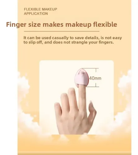 Mini Esponja Portátil Para Maquillaje Y Fijación