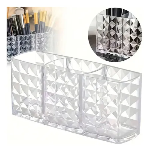 Organizador De Brochas De Maquillaje De Plástico Con Forma D