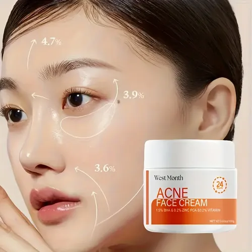 Crema Facial Con Ácido Salicílico 100 G Suave Y No Irrita
