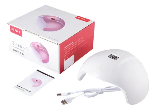 Lampara Led/uv Para Uñas Profesional Cabina 2 En 1 Led Star7