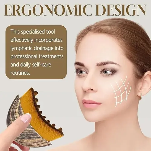 Cepillo Linfático Para Contorno Facial Y Corporal (1 Unidad)
