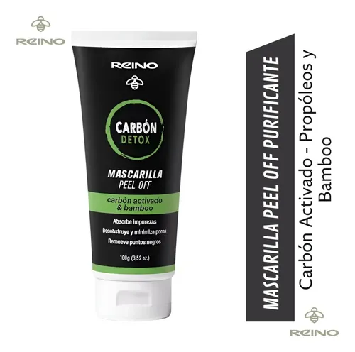 Mascarilla Peel Off Anti-puntos Negros Carbón Y Propóleos