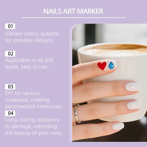 Bolígrafos Diy Para Pintar Uñas, Bolígrafos Para Delinear Y