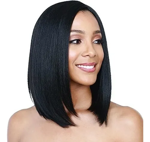 Brocha De Cabello Corto Y Recto Para Mujeres, Elegante