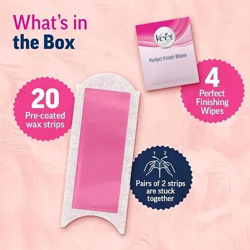 Veet Kit Completo Depilacion Corporal Piel Normal Bandas