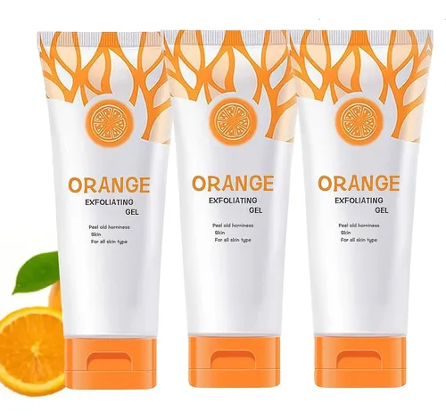 Gel Exfoliante De Naranja Para Rostro Y Cuerpo, Gel Exfolian
