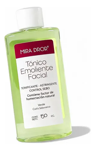 Tonico Emoliente Facial Verde Acne Mira Dror