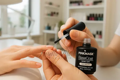 Pink Mask Base Rubber Gel Color X 15ml/.5floz Rubber Sweet Pink