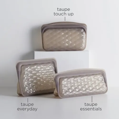 Bolsa De Maquillaje Stasher Premium Silicona Reutilizable Ta