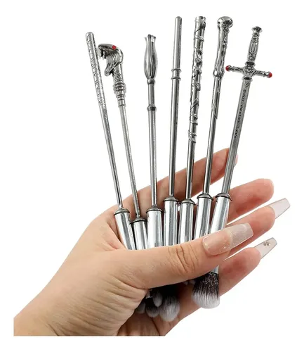 Set De Brochas De Maquillaje Hamowtux Potter Harry 7 Piezas