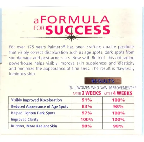 Crema Despigmentante Palmer’s Skin Success Con Niacinamida