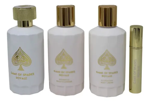Perfume Jo Milano Set Royale Game Of Spades Floral Dama 4 Piezas 100ml