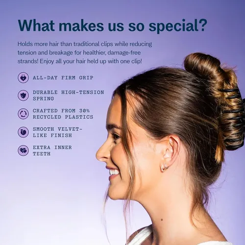 Clips De Garra Gimme Beauty Para Cabello Grueso