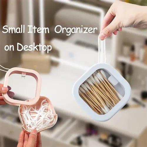 Organizador De Lazos Para Cabello Nvhaly 2 Pcs Blanco