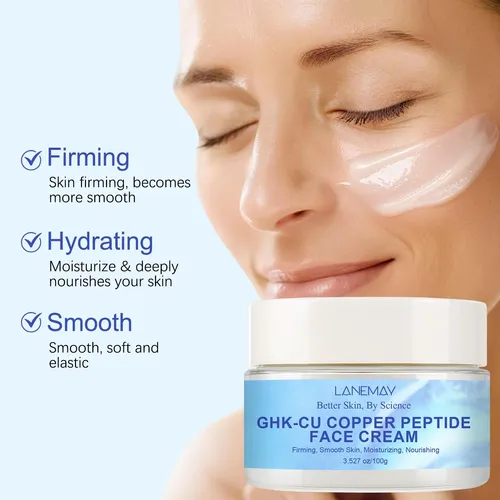 Crema Facial Ghk-cu Copper Peptide Lanemay 100 G Todo Tipo De Piel