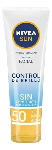 Nivea Sun Protector Solar Control Brillo Efecto Mate 50 Ml