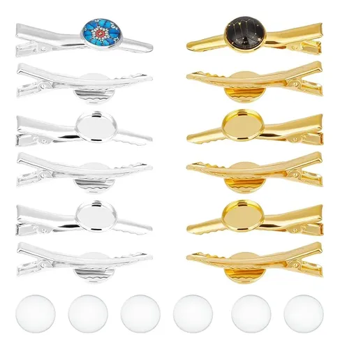 24 Broches Para El Pelo, 2 Colores, Planchas, Bricolaje, Pel