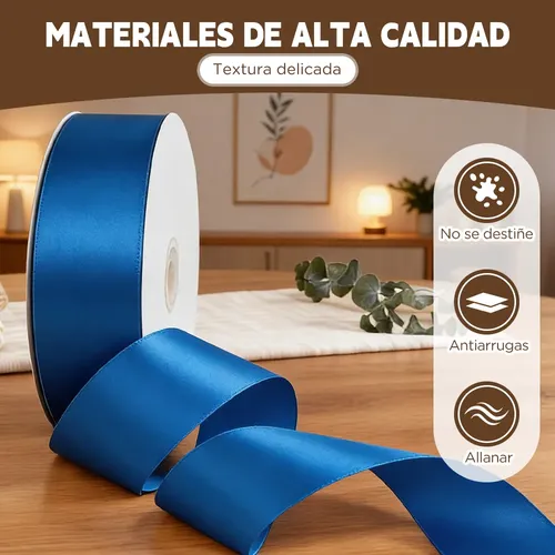 2 Rollos De Cinta Satinada Con Decoración De Colores, 4 Cm,