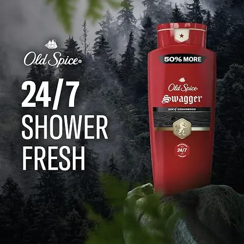 Gel De Ducha Corporal Old Spice Red Collection Swagger Cedro