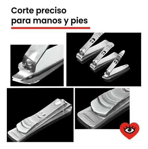 Manicura Pedicura Set 24 Piezas De Acero Inoxidable Estuche Veoquiero